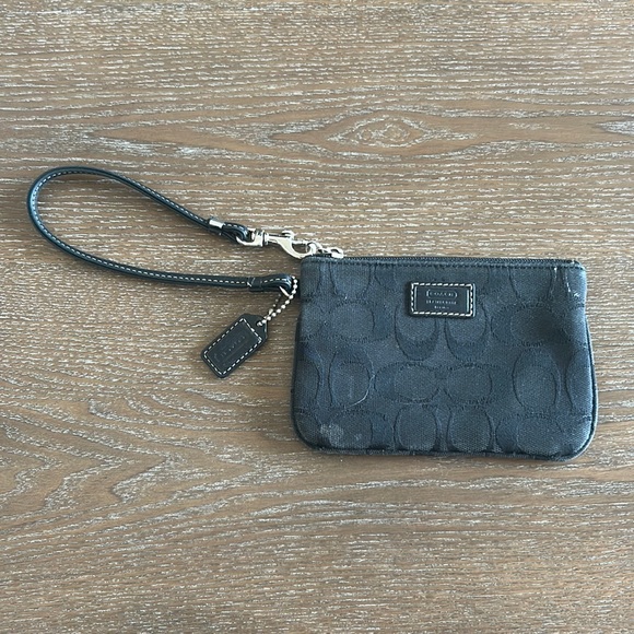 Coach black wristlet - Picture 1 of 2